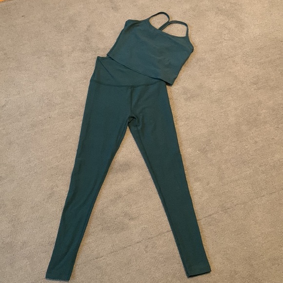 Beyond Yoga Spacedye Take Me Higher Long Legging SD3027 (Hunter Green Space Dye) - Picture 3 of 3